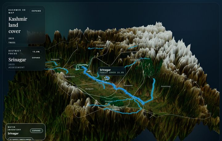 Kashmir 3D terrain atlas preview